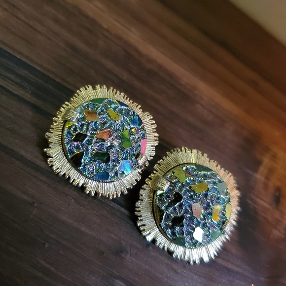 Truly unique Judy Lee clip on earings - Picture 3 of 6